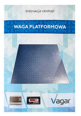 Waga platformowa VAGAR B8 1.2x1.2m, 1200x1200, 1000, 0.2, Nie, z VAT