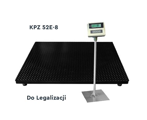 Waga platformowa typ KPZ 2SX 1.25х1.25 do legalizacji, 1250x1250, 600, 0.2, Nie, z VAT