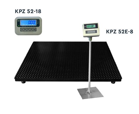 Waga platformowa Typ: KPZ 2SX 1х1, 1000x1000, 1000/2000, 0.2/0.5, Nie, z VAT