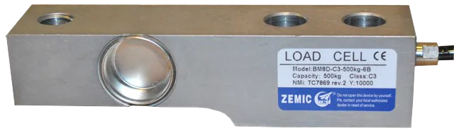 BM8D belkowy czujnik tensometryczny ZEMIC, 150 kg, z VAT, IP 68, C3